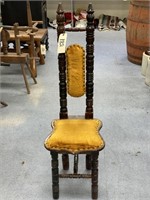 Padded Straight Back Chair