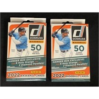 (2) 2022 Donruss Baseball Hanger Boxes Sealed