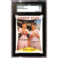 1960 Topps Power Plus No Creases Sgc 3.5