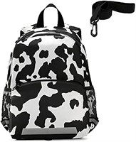 toddlers backpack kindergarten cow print