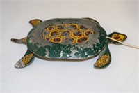 Antique Metal Turtle Pull Toy