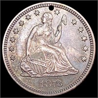 1878 Seated Liberty Quarter CHOICE AU