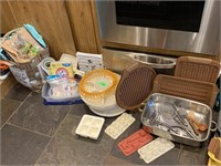 HUGE LOT OF KITCHEN RELATED ITEMS