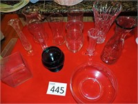 Assorted Crystal and glass lot