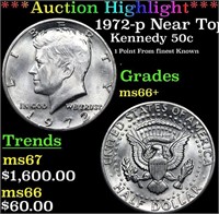 ***Auction Highlight*** 1972-p Kennedy Half Dollar