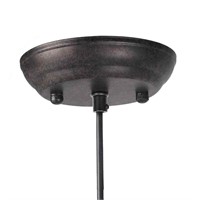 $39  Bronze Drum Cage 1-Light Mini Pendant Light