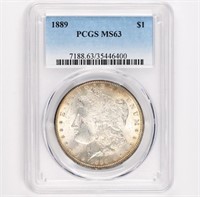 1889 Morgan Dollar PCGS MS63