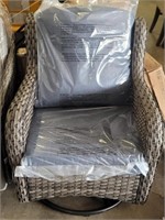 Allen + Roth - Wicker Arm Chair