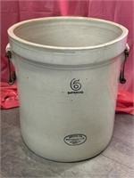 Large Ceramic Crock (opening is more of an oval