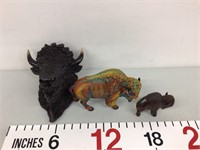 Bison wall art and table decor