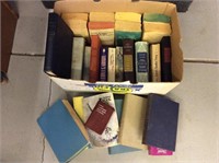 Box of vintage books