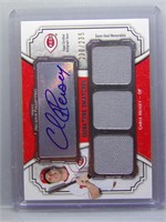 Chris Heisey 2012 Museum Coll RC Jersey Auto /150