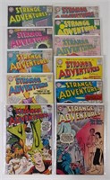 11pc Silver Age Strange Adventures Comic Books