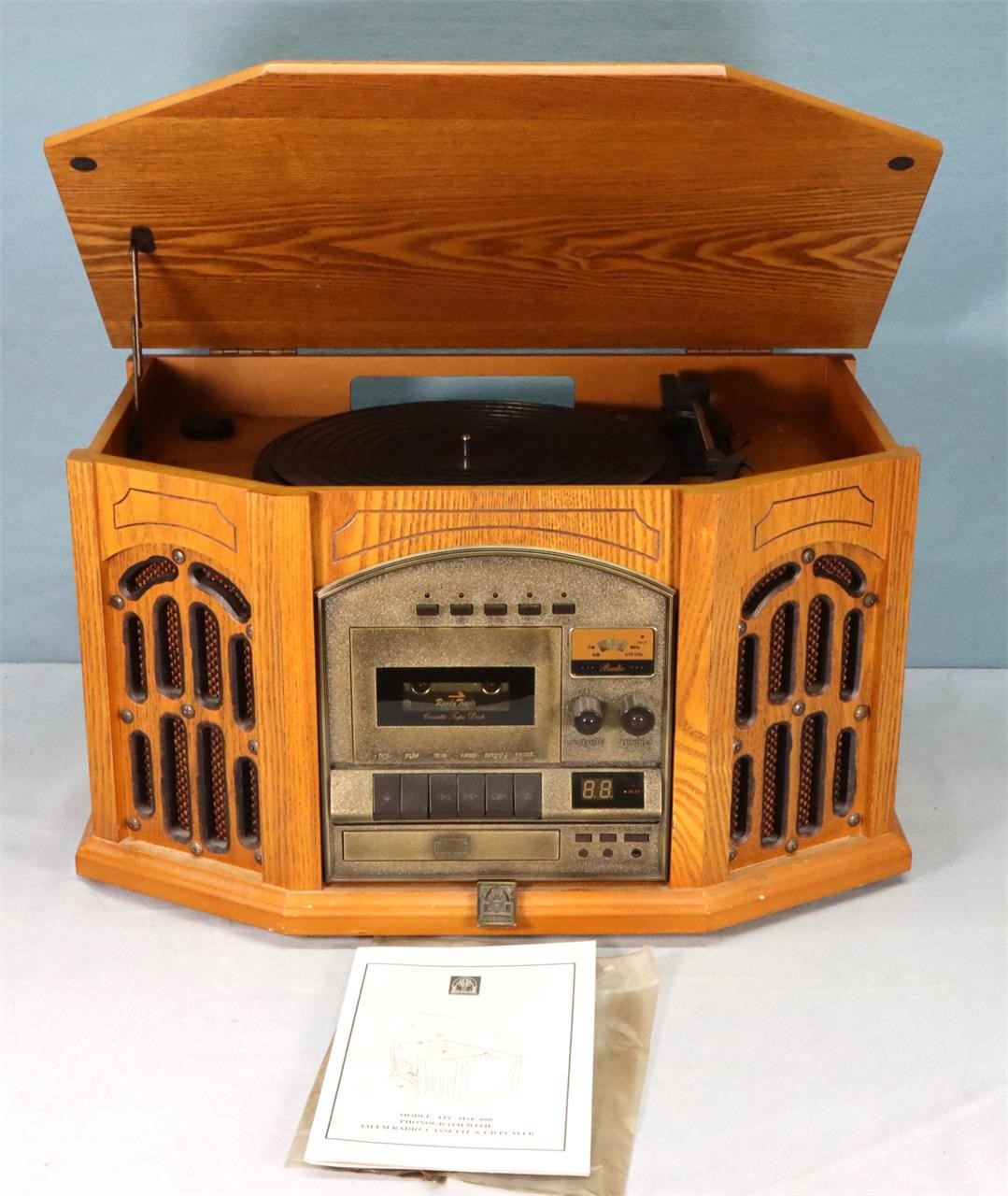 Phonograph w/ Radio, Casette, CD Palyer