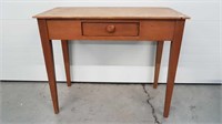 ANTIQUE PINE TABLE WITH DRAWER