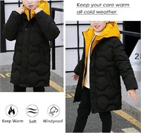 Boys Winter Coats Heavyweight Long Length Warm Ove