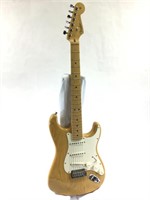 Fender Stratocaster Electric Guitar in Wood Finish