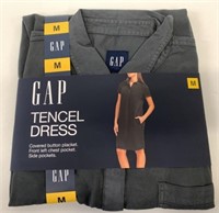 New Gap Tencel Dress Size M Grey