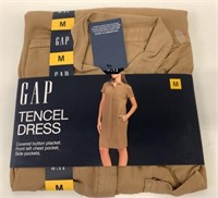 New Gap Tencel Dress Size M Tannin