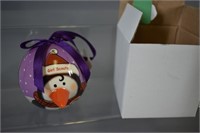 Girl Scout blinking penguin ornament no date