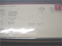 Vtg 2 Cent 1931 Stamp on Local Interest Envelope