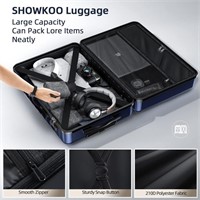 SHOWKOO Luggage Sets Expandable ABS Hardshell