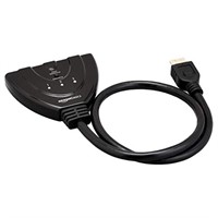 Amazon Basics 3 Port HDMI Switch with Pigtail