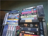 Lot of 2 Asst VHS & DVD Movies - MUST TAKE ALL