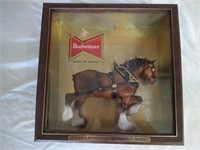 Budweiser Clydesdale Advertisment Sign