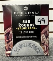 (550) Rounds of Federal .22LR.