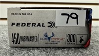 (20) Rounds of Federal 450 Bushmaster 300 Gr.