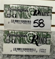 (100) Rounds of Remington Range 9mm Luger 115 Gr.
