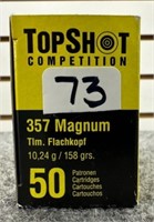 (50) Rounds of Top Shot .357 Mag. 158 Gr.