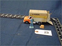 1977 Ford Series U-Haul toy truck with man