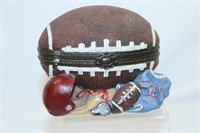 Football Shaped Trinket Box