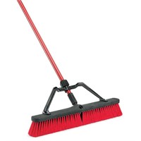 24 in. Multi-Surface Broom Set w/ Brace