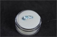 1.20 Ct. Oval Cut Aquamarine Gemstones
