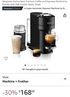 Nespresso Machine (Open Box, New)