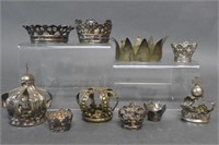 Collection of Silver Santos Crowns