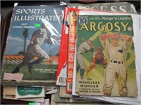 EARLY SPORTS MAGAZINES, MAPS, BOOKLETS