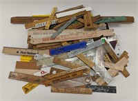 Large Lot of Advertising Rulers