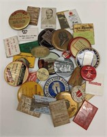 Lot of Vintage Advertising Pocket Mirrors & More