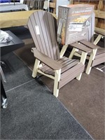 Tan/Brown Adirondack Chair