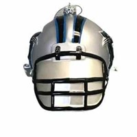 15 count Carolina Panthers Glass Helmet Ornament