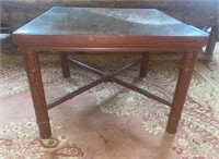 Hollywood Regency Bamboo Casual Coffee Table