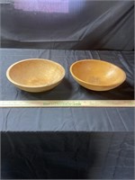 Wood bowls, Lg bowl is a Munising