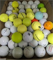 TRAY OF GOLF BALLS