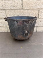 Antique Cast Iron 3 Footed Cauldron