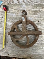 Vintage well bucket pulley