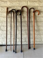 Assorted Wood Canes